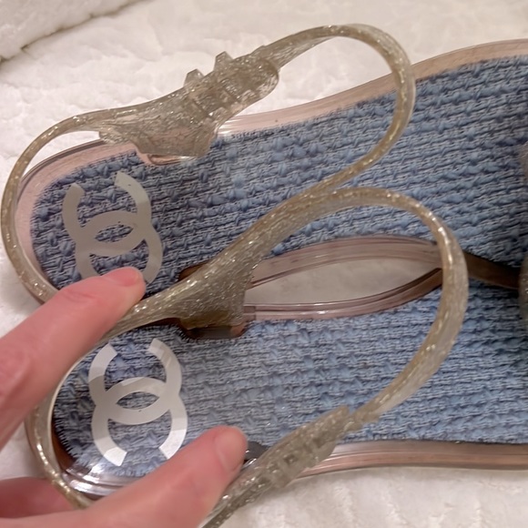 CHANEL summer flower 🌸 jelly sandals - Picture 3 of 5